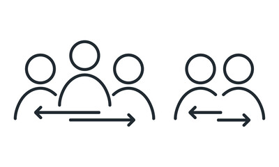 Mediation, broker icon. Illustration vector