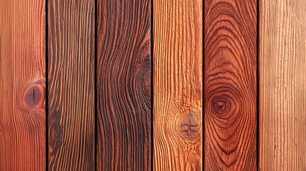 Rustic Wood Planks Background: Detailed Texture of Wooden Boards with Grain, Knots, and a Warm, Earthy Tone.