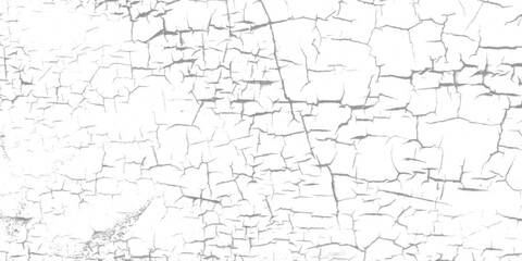 White Cracked Surface Texture. Grunge Abstract Background for Design and Restoration Project