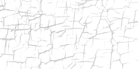 White Cracked Surface Texture. Grunge Abstract Background for Design and Restoration Project
