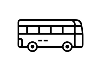 double decker bus svg transparent background for web and graphic design