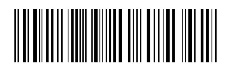Barcode isolated on white background, Code stripes sticker, Barcode labels, customers qr code, Simple fake bar code, Bar code for web design, Barcode product distribution icon.
