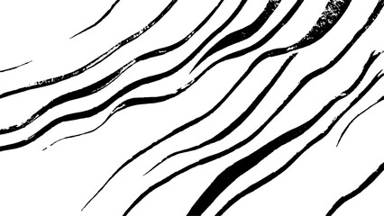 Vector black line art pattern drawing white background. Black lines create a flowing wave pattern on a white background.	