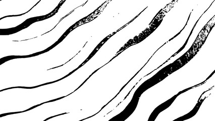 Vector black line art pattern drawing white background. Black lines create a flowing wave pattern on a white background.	