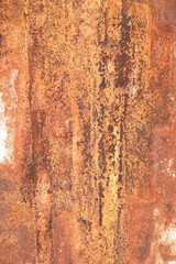 Rust on white metals plate texture.Corrosive grunge rusted on old iron.The pattern of rust on wall use as illustration for presentation background.Rusty corrosion and oxidized background.Vertical.