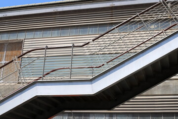 Stairs as an architectural detail in the construction of buildings and structures in Israel.