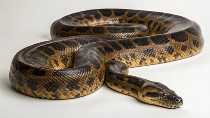 Obraz premium Bolivian Anaconda on studio background