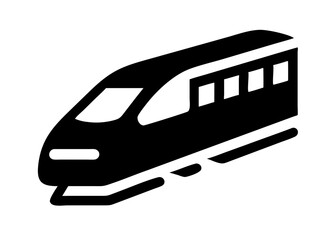 high speed train silhouettesvg transparent background for web and graphic design