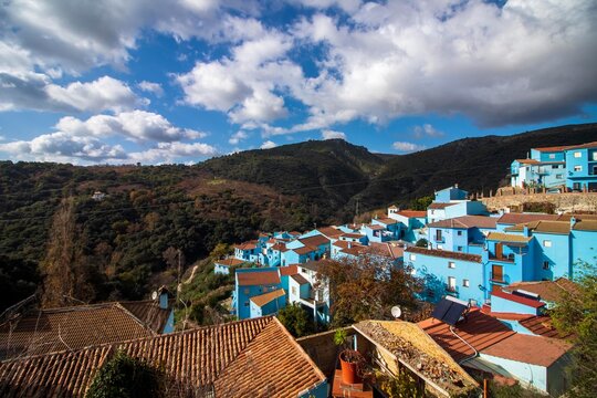 El pueblo pitufo, J&uacute;zcar (M&aacute;laga)
