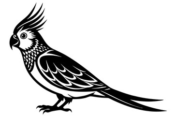 Bird Line Art Vector – Minimalist Bird Illustration, Logo Icon, and Clipart on White Background