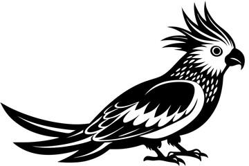 Bird Line Art Vector – Minimalist Bird Illustration, Logo Icon, and Clipart on White Background