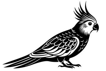 Bird Line Art Vector – Minimalist Bird Illustration, Logo Icon, and Clipart on White Background