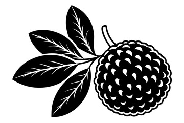 Fruit Line Art Vector &ndash; Minimalist Clipart, Logo Icon, and Illustration on White Background