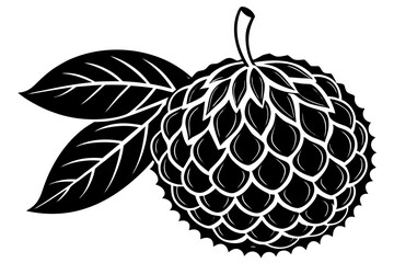 Fruit Line Art Vector – Minimalist Clipart, Logo Icon, and Illustration on White Background