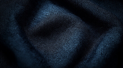 Obraz premium Dark blue spotlight background with grainy gradient texture