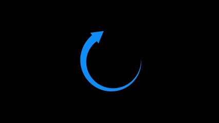 Loading circle arrow update restore icon