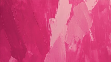 Abstract painted surface of vibrant pink and light rose hues.
