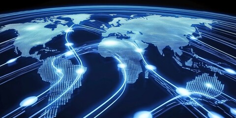 The world is connected through a fast and reliable internet network. This technology allows for quick data transfer, bridging continents and cultures.