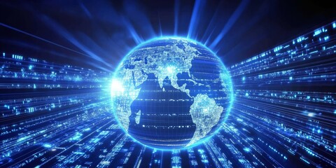 The world is connected through a fast and reliable internet network. This technology allows for quick data transfer, bridging continents and cultures.