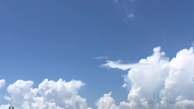 blue sky with clouds