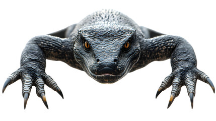 A reptilian creature with sharp claws and textured skin ideal for fantasy nature and wildlif