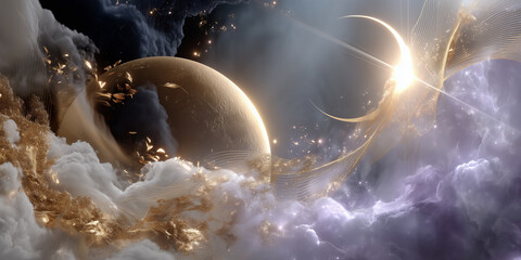 Abstractions and scenes on the theme of astrology