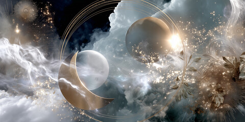 Abstractions and scenes on the theme of astrology