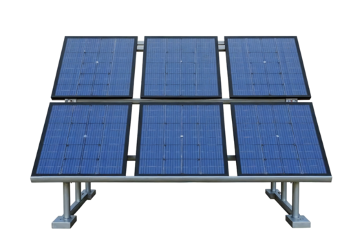 Solar panel array for clean energy generation.