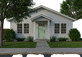 Charming craftsman style house exterior