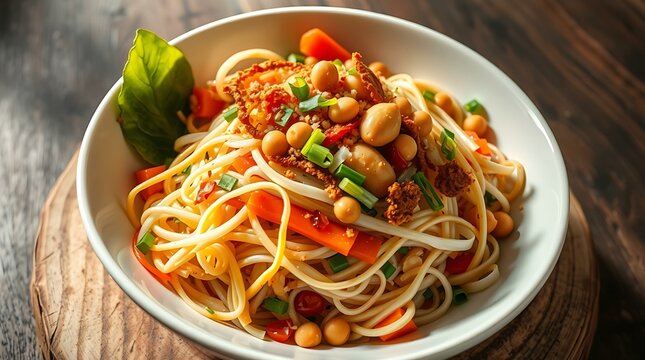 Burmese Nan Gyi Thoke Thick Noodle Salad