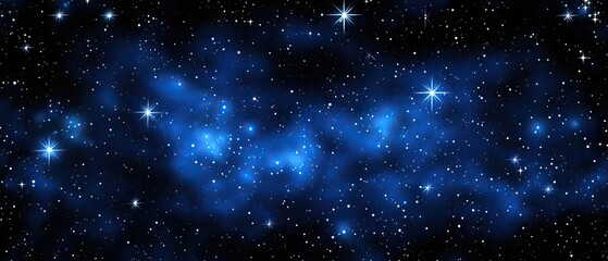 Obraz premium Cosmic Nebula Starry Night Sky Background.