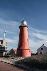 Lighthouse at IJmuiden port