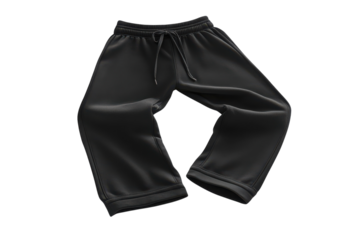 Soft black kids sweatpants comfy casual wear for playful kids elastic waistband comfortable fit