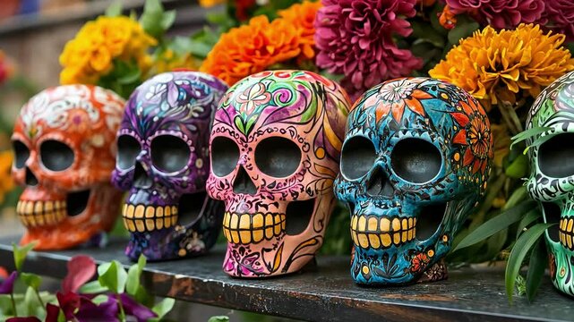Calaveras Sugar Skulls for Dia de los Muertos