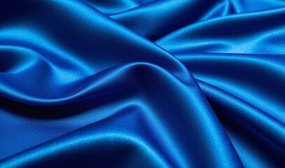 Obraz premium blue silk background