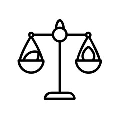 scale weighing eggs clipart on transparent background for web and graphic design