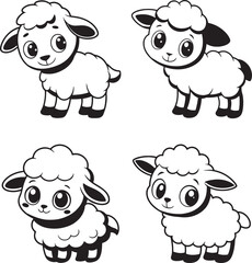 set of sheep