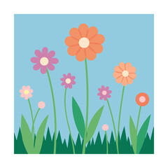 Lily of the Valley Background Vector  Elegant Floral Design on White