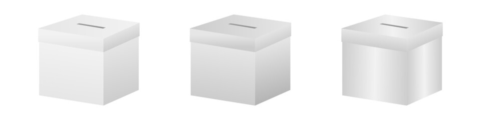 Ballot Box for Election. Voting Box. Election Concept. Vector Illustration.