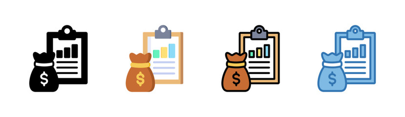 Financial Report Icon