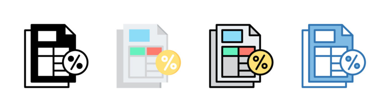 Tax Form Icon