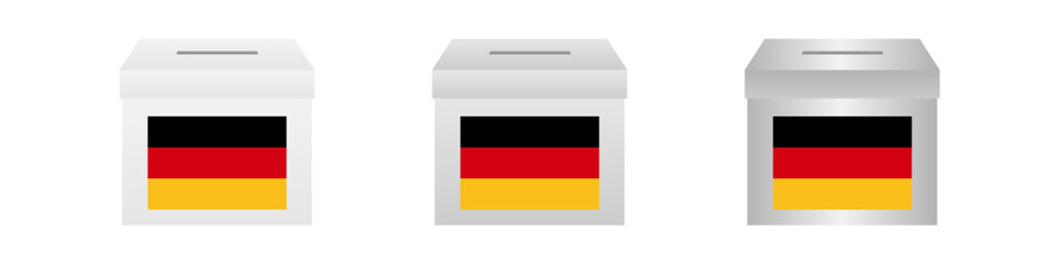 Election in the Germany. Election Concept. Vector Illustration.