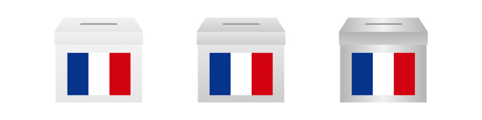Election in the France. Election Concept. Vector Illustration.