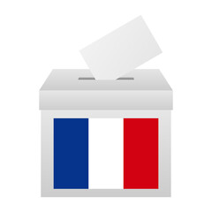 Election in the France. Election Concept. Vector Illustration.
