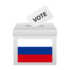 Election in the Russia. Election Concept. Vector Illustration.