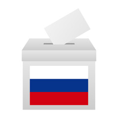Election in the Russia. Election Concept. Vector Illustration.