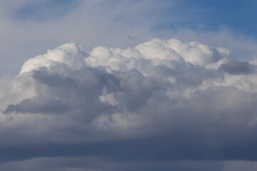 Blue sky and white clouds, cloudscape
