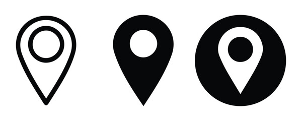 Location GPS Pin Icons