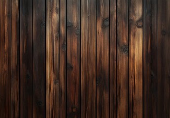 Obraz premium Elegant dark wooden wall texture interior design inspiration image home decor close-up view warm ambiance for creative projects