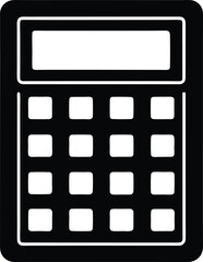 vector calculator icon on white background  .eps